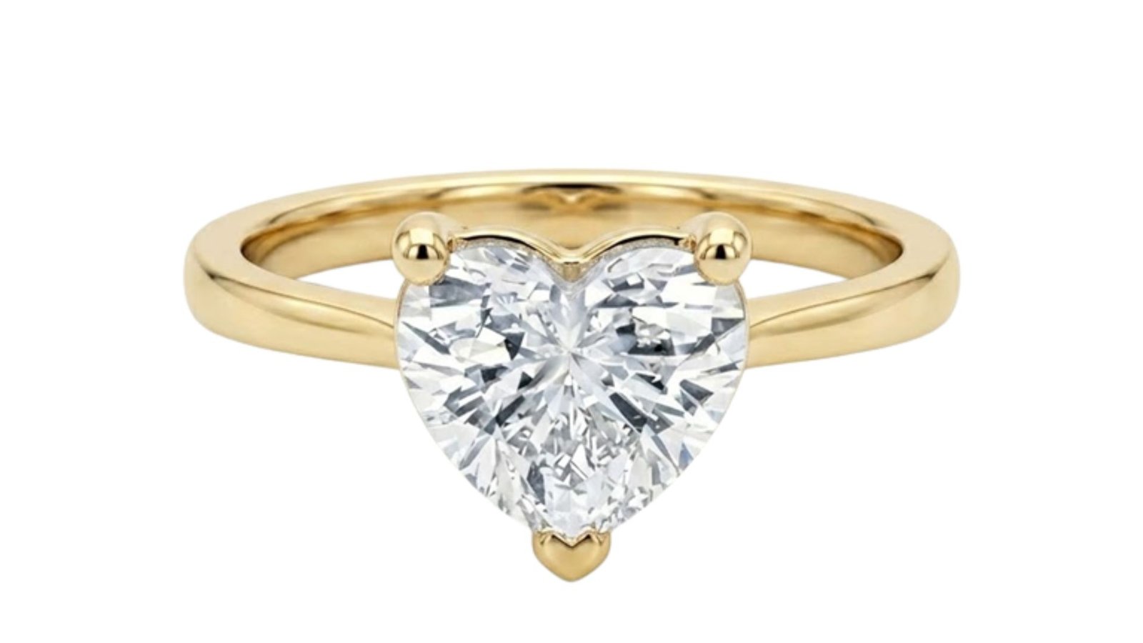 LG - 14K 5.06CT D-RING LDS HEART CERTIFIED